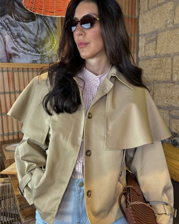 Gabardina Cagliari cámel
